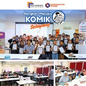 Bengkel Melukis Komik di Kolej Komuniti Selayang