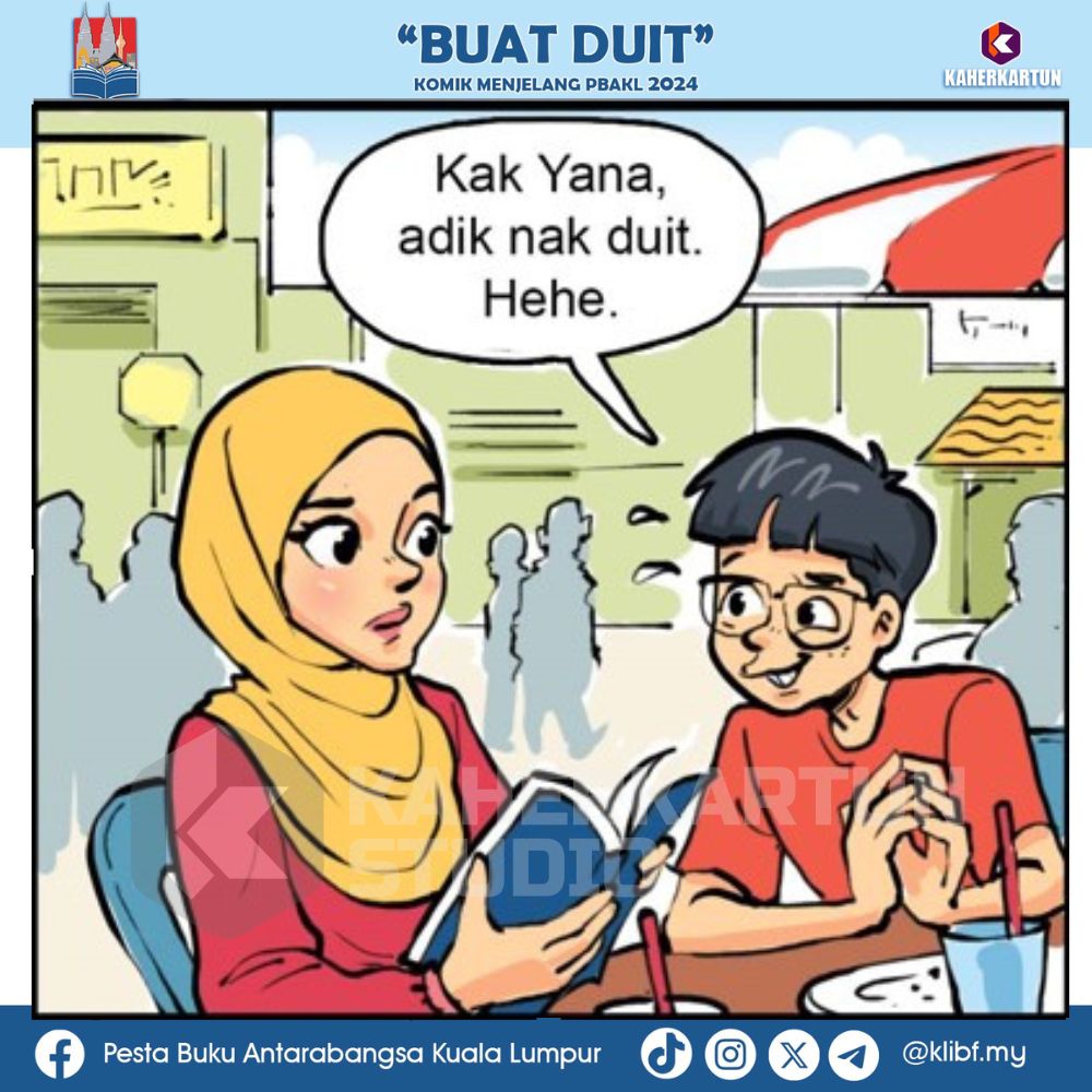 Komik 4 panel menjelang PBAKL 2024, episod 4 daripada 15 episod oleh Kaherkartun Studio
