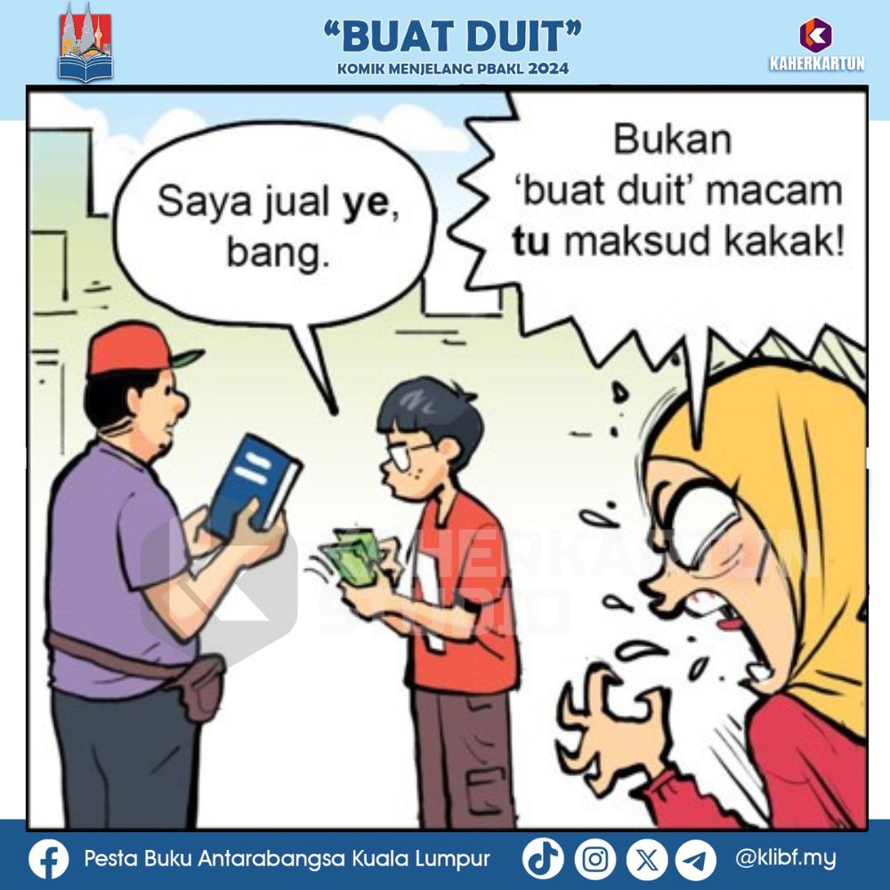 Komik 4 panel menjelang PBAKL 2024, episod 4 daripada 15 episod oleh Kaherkartun Studio